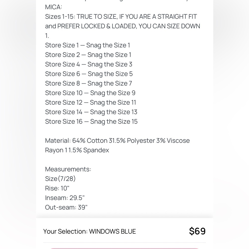Mica Stylish Women's Blue Straight Leg Jeans see photos for sizing - Picture 5 of 5